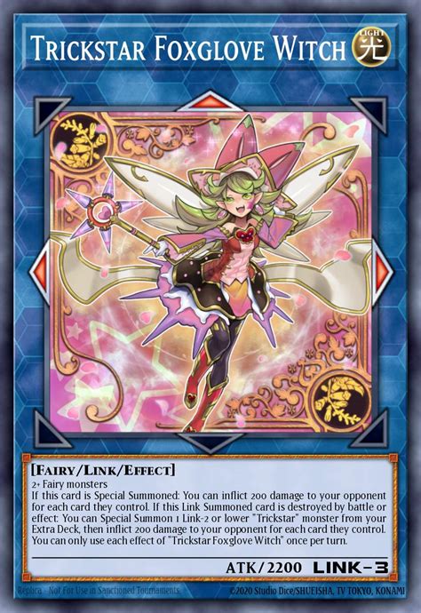 Combining the Trickstar foxglove witch with other powerful cards